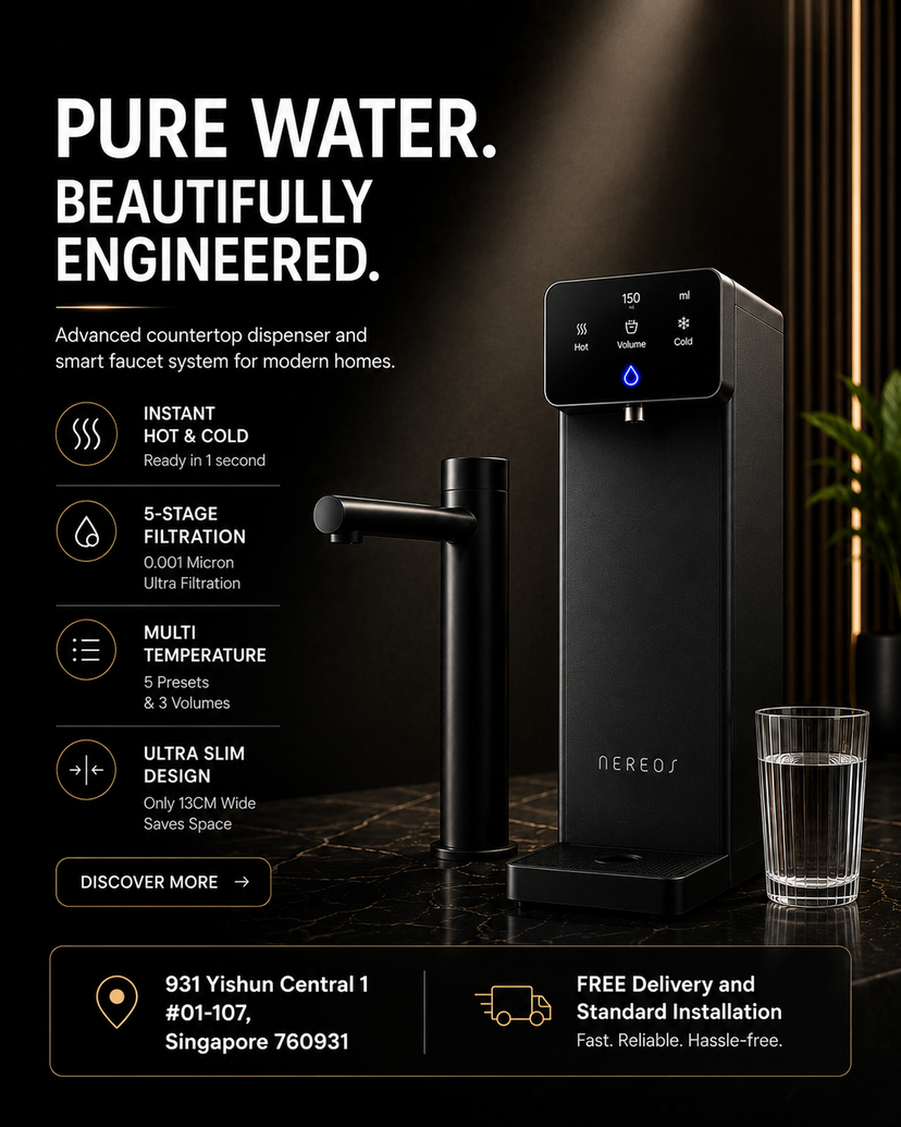 Wash Rack System Nereos SG: Best Smart Home - Water, Laundry | 2026 | Nereos Singapore